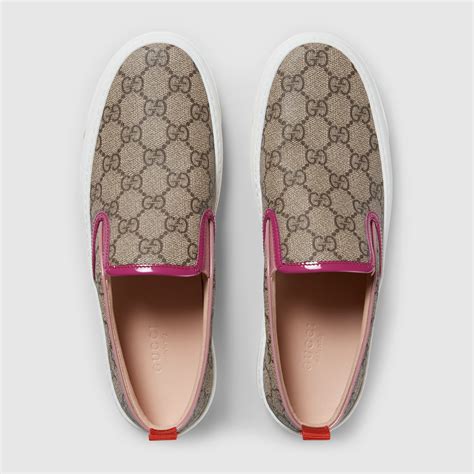 ladies gucci trainers black|gucci slip on trainers.